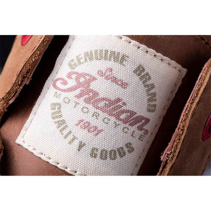 Indian Motorcycle Men's Leather Boyd Sneaker, Brown - 13