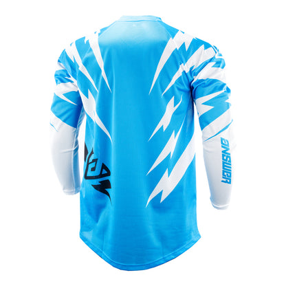 Answer 26 LE Syncron Rizz Vented Jersey Cyan/White/Black Youth - Large