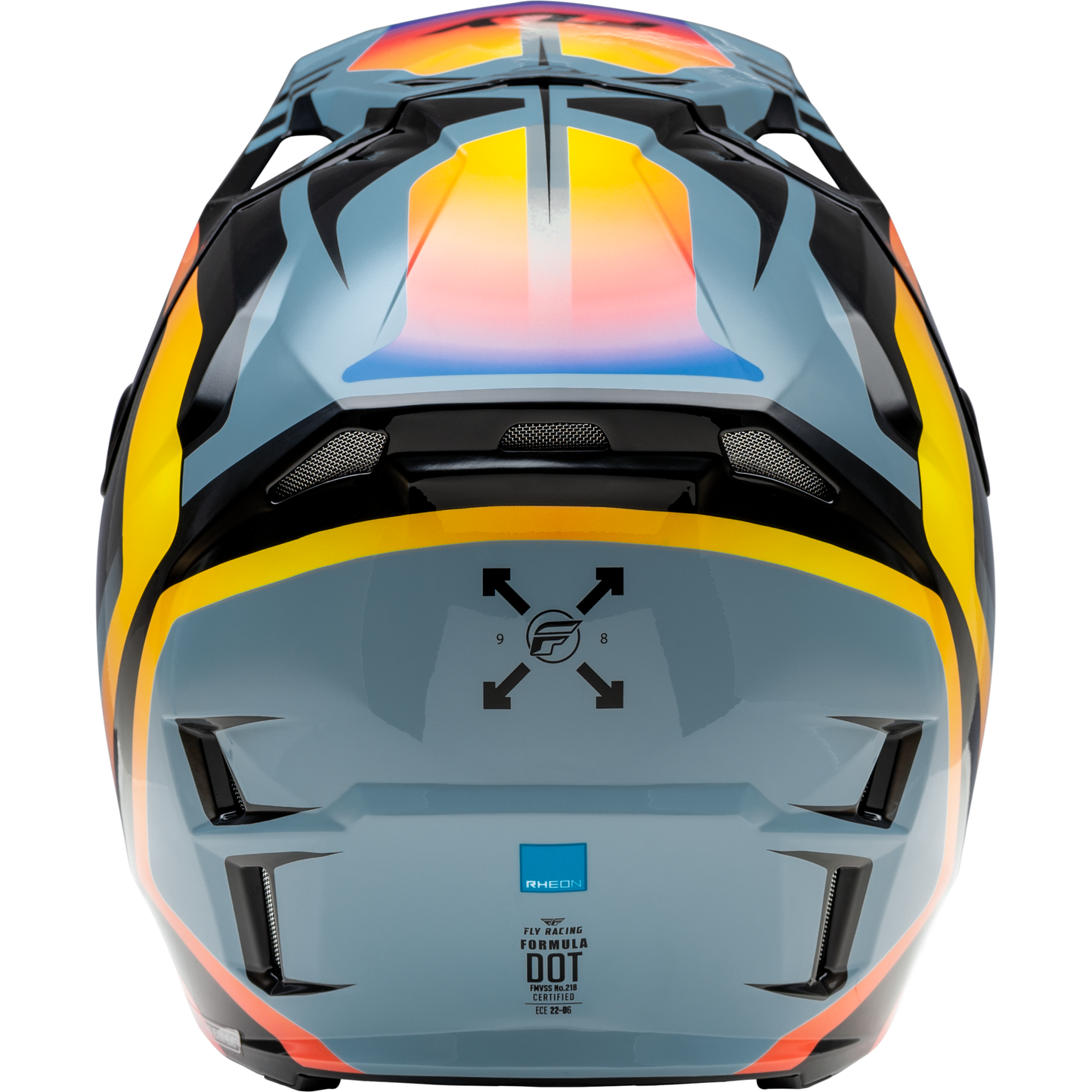 Yth Formula Cp Krypton Helmet Grey/Black/Electric Fade Yl