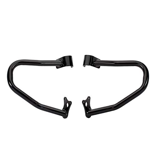 Indian Motorcycle Front Highway Bars for Specific Scout, Scout Rogue, Scout Rogue Sixty, Scout Bobber Models and More, Black, Steel, Pair, Engine and Fuel Tank Protection - 2881756-266