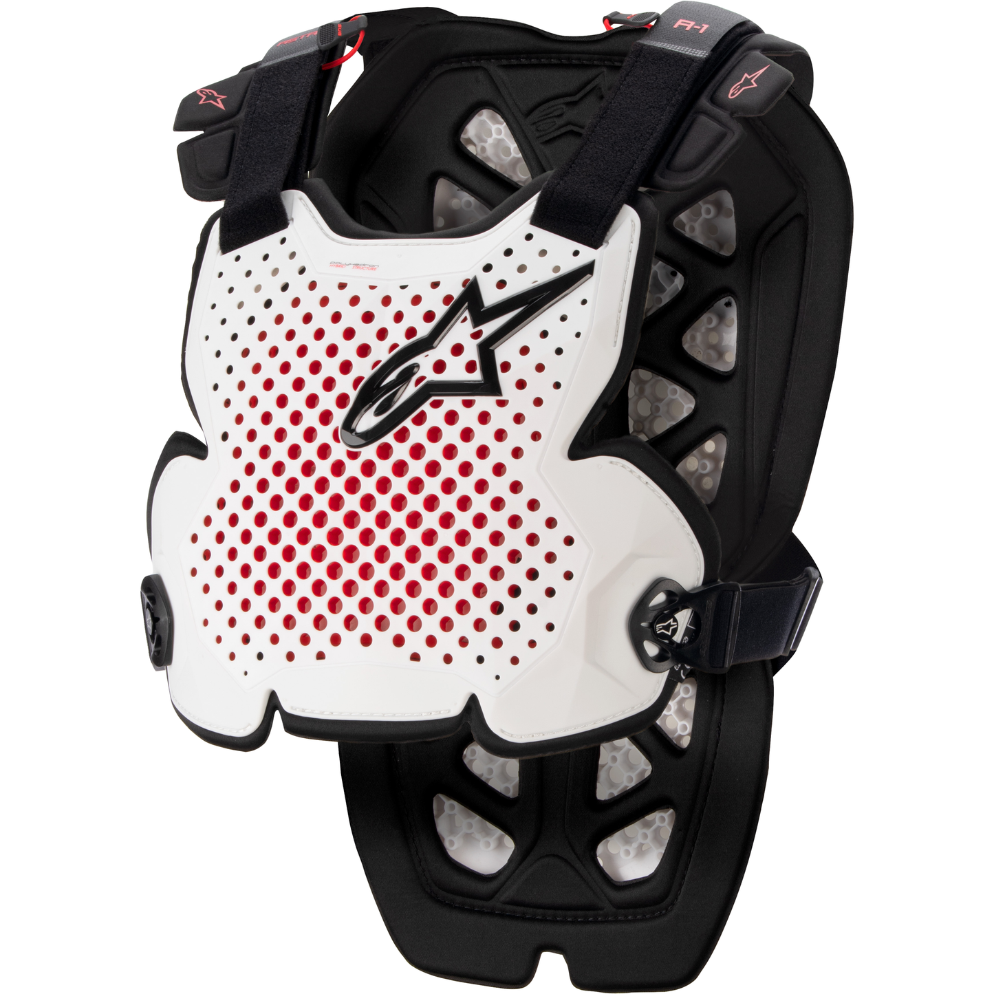 A 1 Chest Protector White/Black/Red Xl/2x