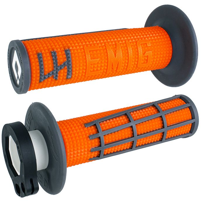 Emig 2.0   V2 Lock On Grip Orange/Graphite