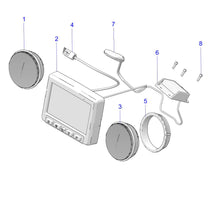 Indian Motorcycle Speedometer Assembly, Black, Genuine OEM Part 3280830, Qty 1