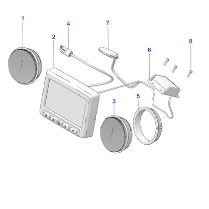 Indian Motorcycle Speedometer Assembly, Black, Genuine OEM Part 3280830, Qty 1
