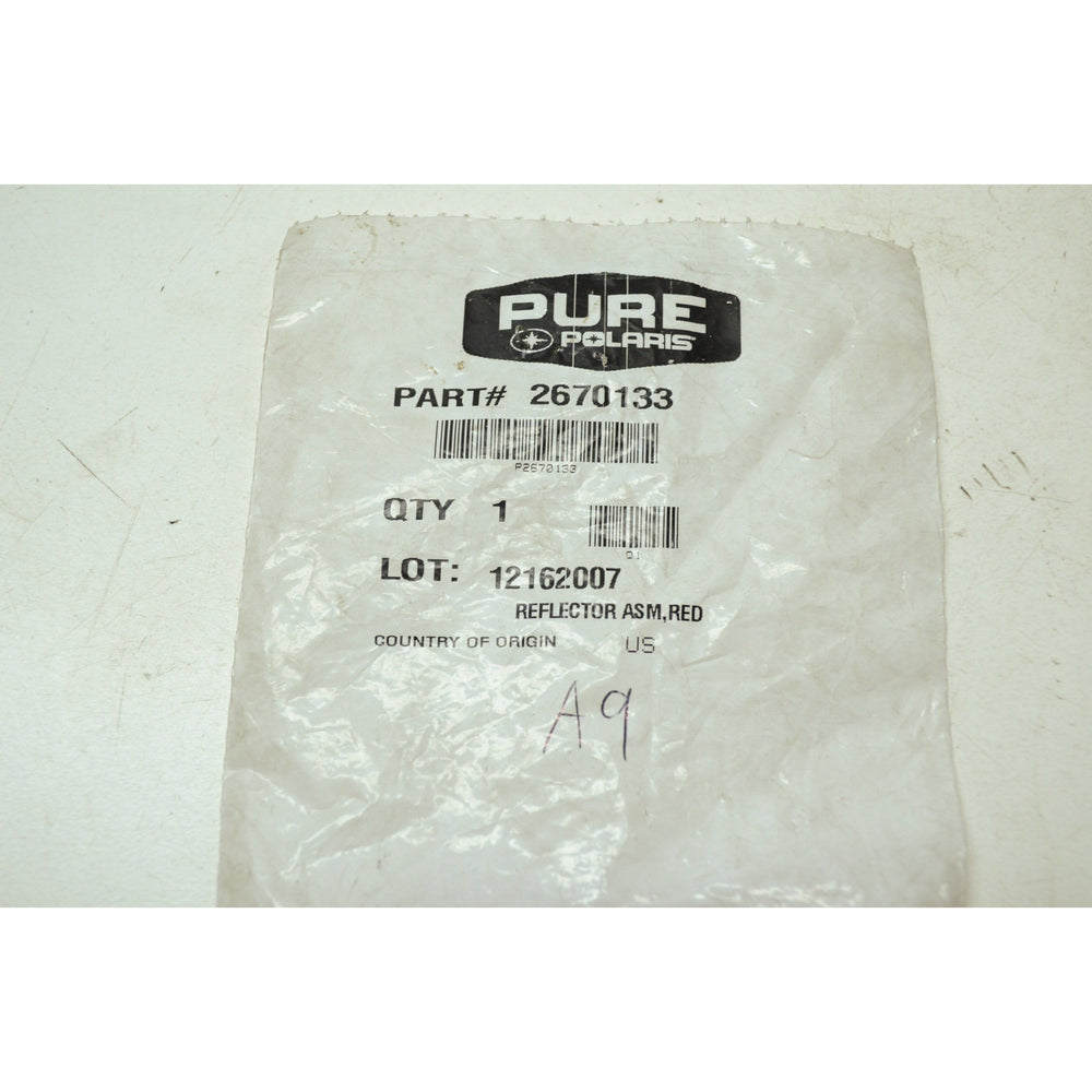 
                      
                        Polaris GEM Reflector Assembly, Red, Genuine OEM Part 2670133, Qty 1
                      
                    