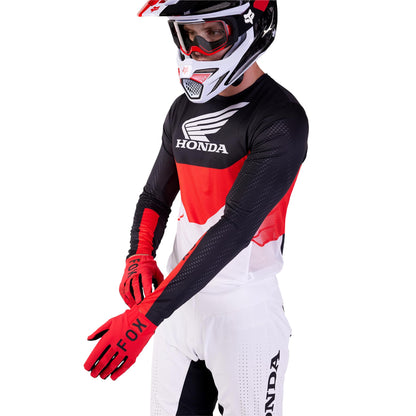 Fox Racing Black/Red/White Flexair Honda Motocross Jersey