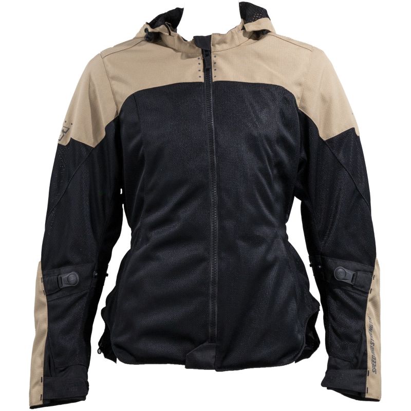Speed and Strength Starstruck Mesh Jacket Trench Tan/Black Womens - XS