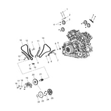 Indian Motorcycle Bearing Support Plate Assembly, Genuine OEM Part 1204964, Qty 1