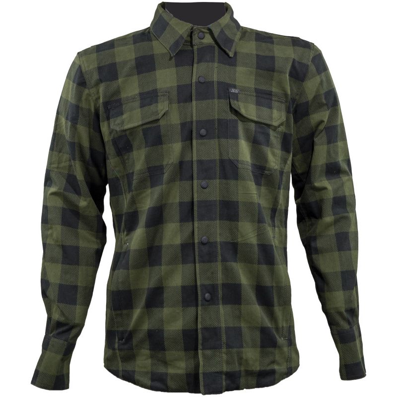 Speed and Strength True Grit Armored Motoshirt Olive/Black - XL