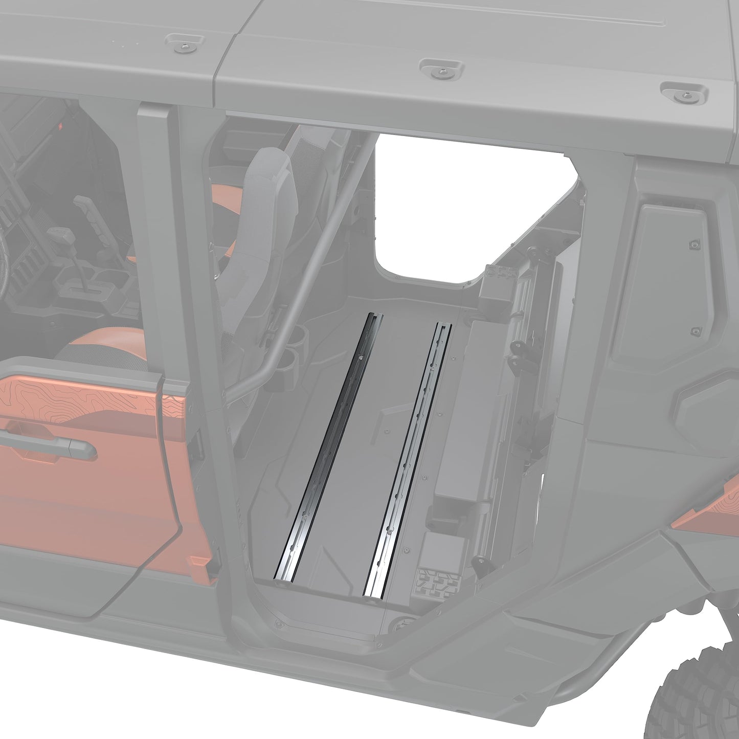 Polaris Off Road Lock & Ride MAX Rear Floor Rail Kit - 2889623