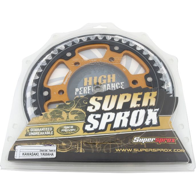 Rear Stealth Sprocket Alu/Stl 45t 530 Gld Yam