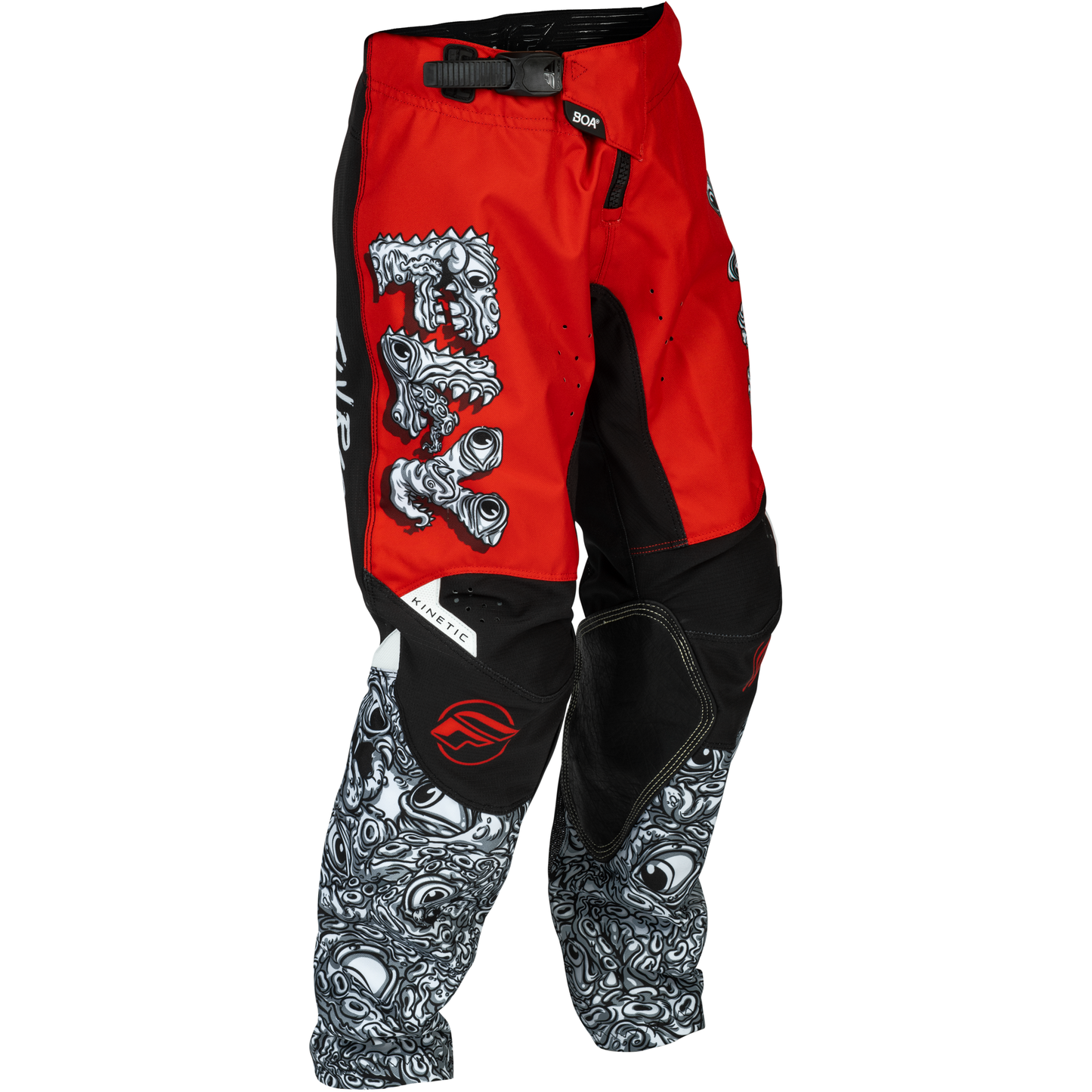 Youth Kinetic Mutant Pants Red/White/Black Sz 20