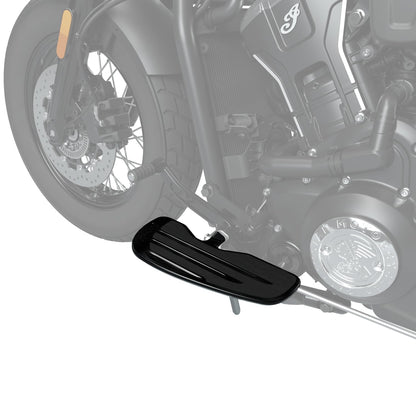 Indian Motorcycle Rider Floorboards with Inlays in Gloss Black, Pair - 2891341-266