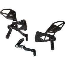 Rear Set Complete Blk Suz