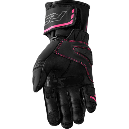 Womens S1 Glove Black/Pink Leather Xl