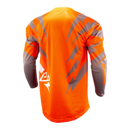 Answer 26 LE Syncron Rizz Vented Jersey Orange/Grey/White - Large