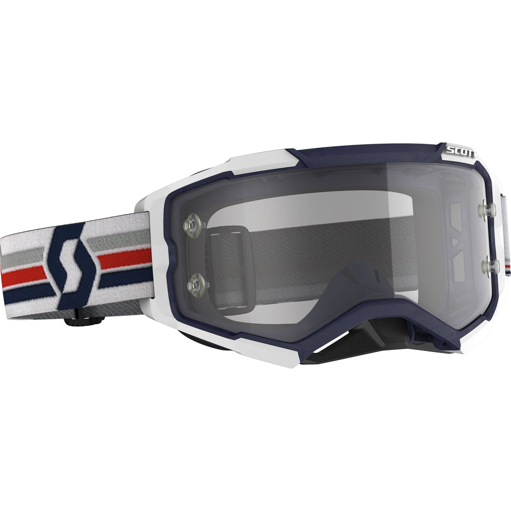 Fury Goggle Blue/White Clear Works Lens