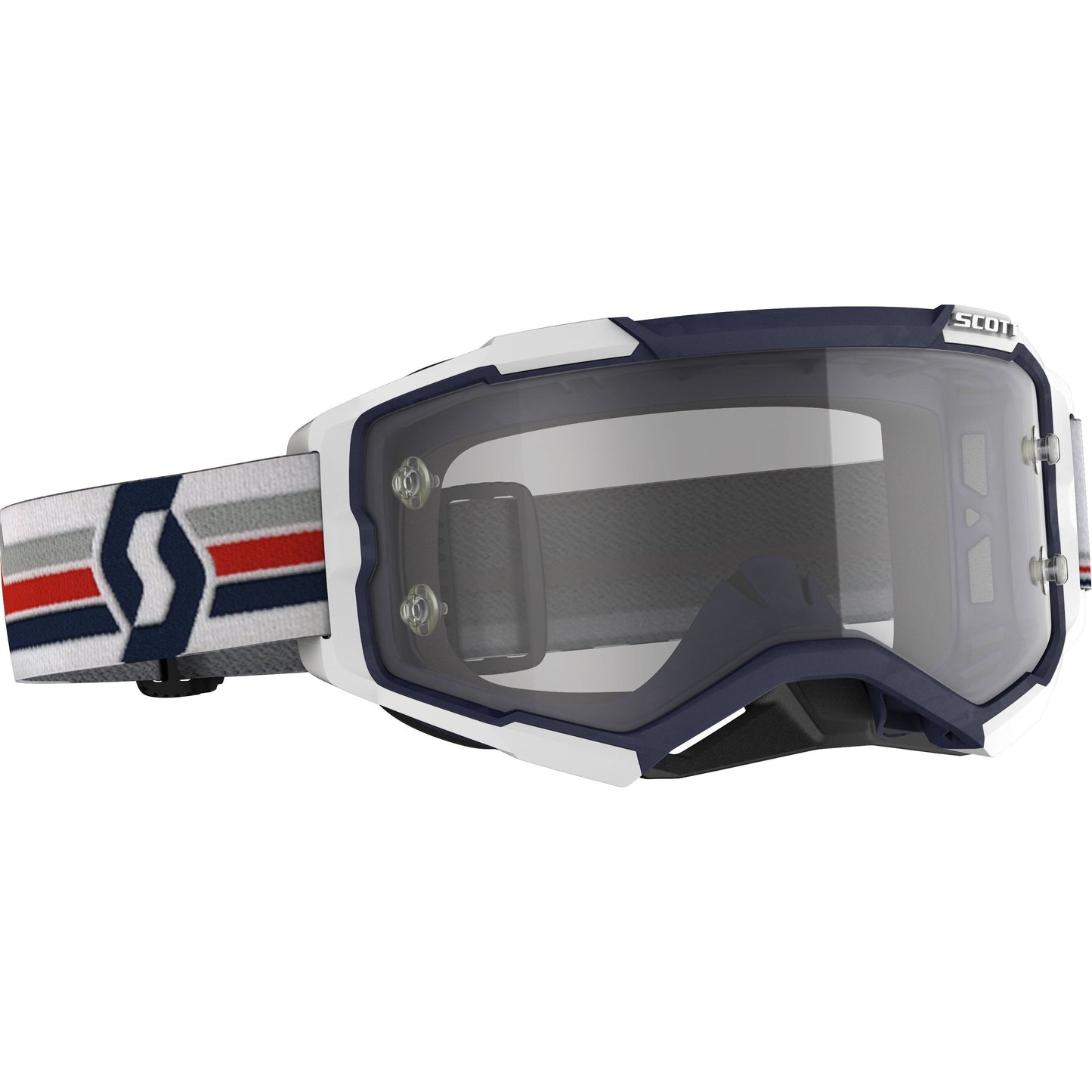 Fury Goggle Blue/White Clear Works Lens