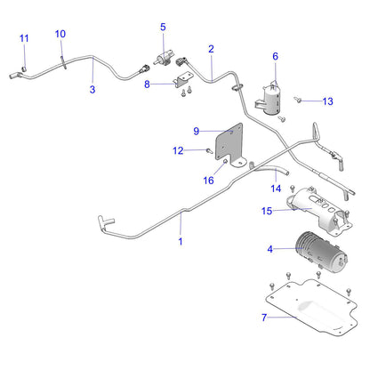 Polaris Ranger HOSE-5/16 SAE J30R7,18CM [K99AK], Genuine OEM Part 8450131-18, Qty 1