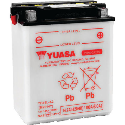 Yuasa YB14L-A2 Yumicron CX 12-Volt Battery