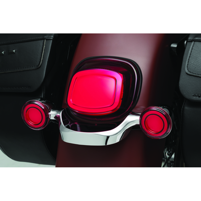 Kuryakyn Tracer L.E.D. Front Turn Signal Insert Red Light Red Lens 1156