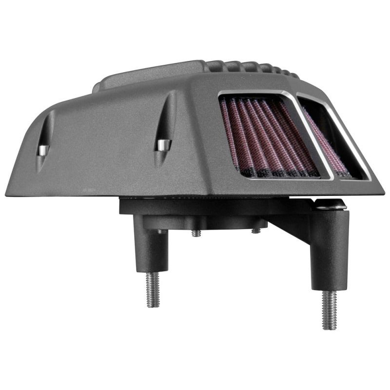 K&N Street Metal Intake System for 01-16 Harley-Davidson Softail/Dyna - Shaker Black