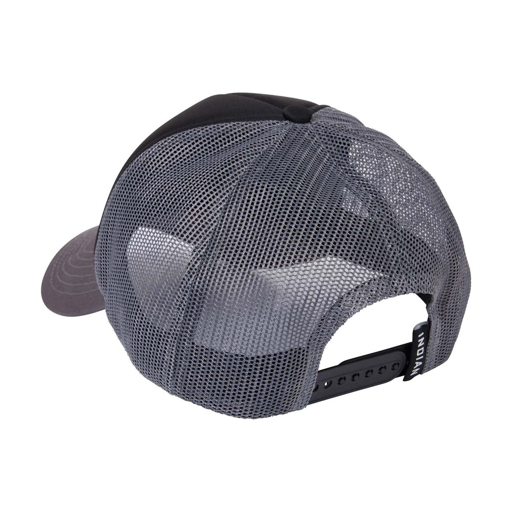 
                      
                        Indian Motorcycle Outline Logo Trucker Cap, Black - O/S - 2833439
                      
                    