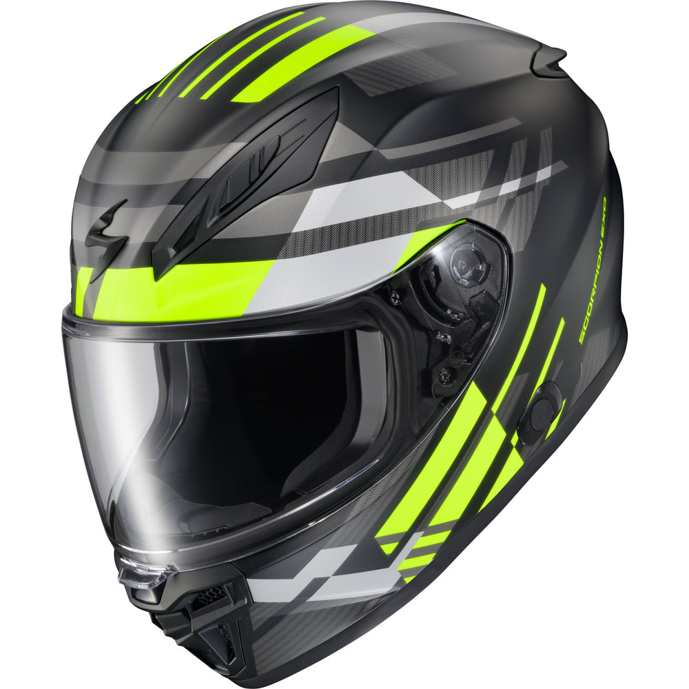 Exo R430 Full Face Helmet Paradox Hi Viz 2x