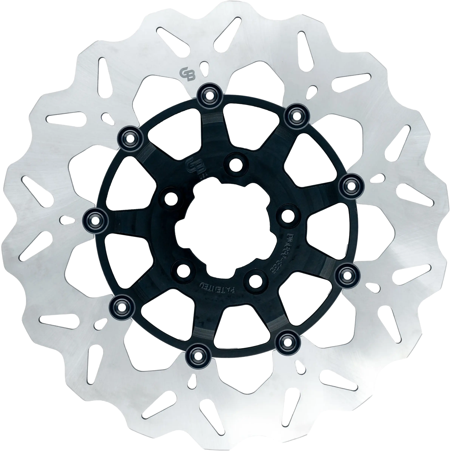Rotor 12.5" Floating Wave Fr Black