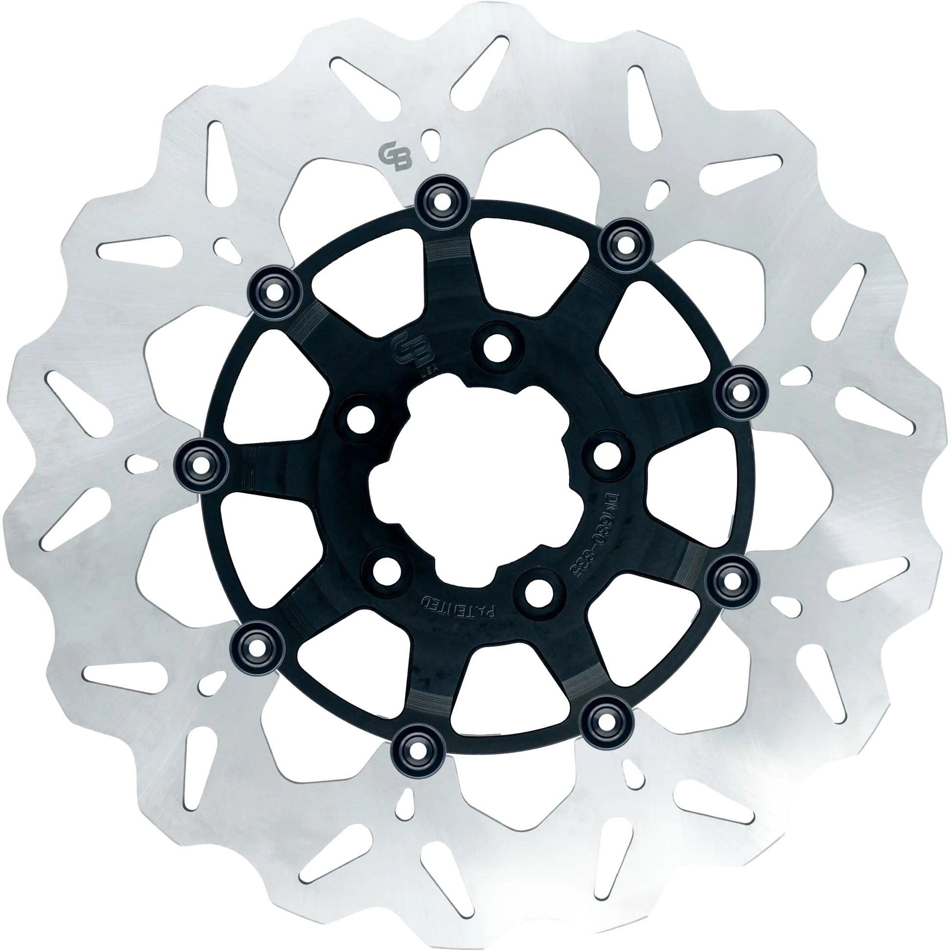 Rotor 12.5" Floating Wave Fr Black