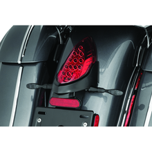 Kuryakyn Rear Turn Signal & License Plate Mount Indian Black