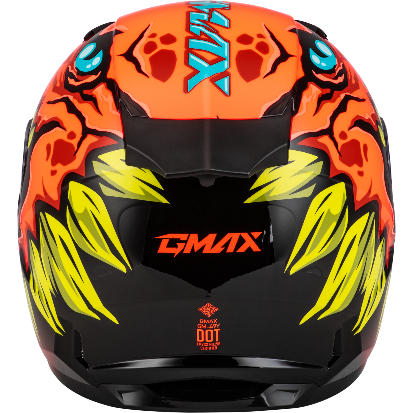 Youth Gm 49y Drax Helmet Orange Yl