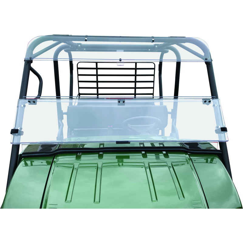 QuadBoss 09-22 Kawasaki KAF620M Mule 4010 4x4 Windbreak Folding Windshield