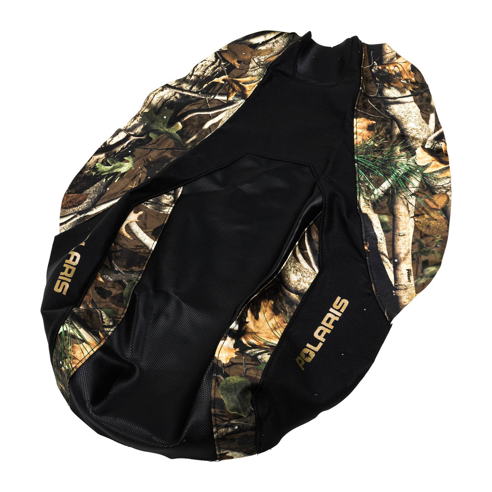 
                      
                        Polaris ATV Seat Cover Assembly, Black/Gold, Genuine OEM Part 2686880, Qty 1
                      
                    