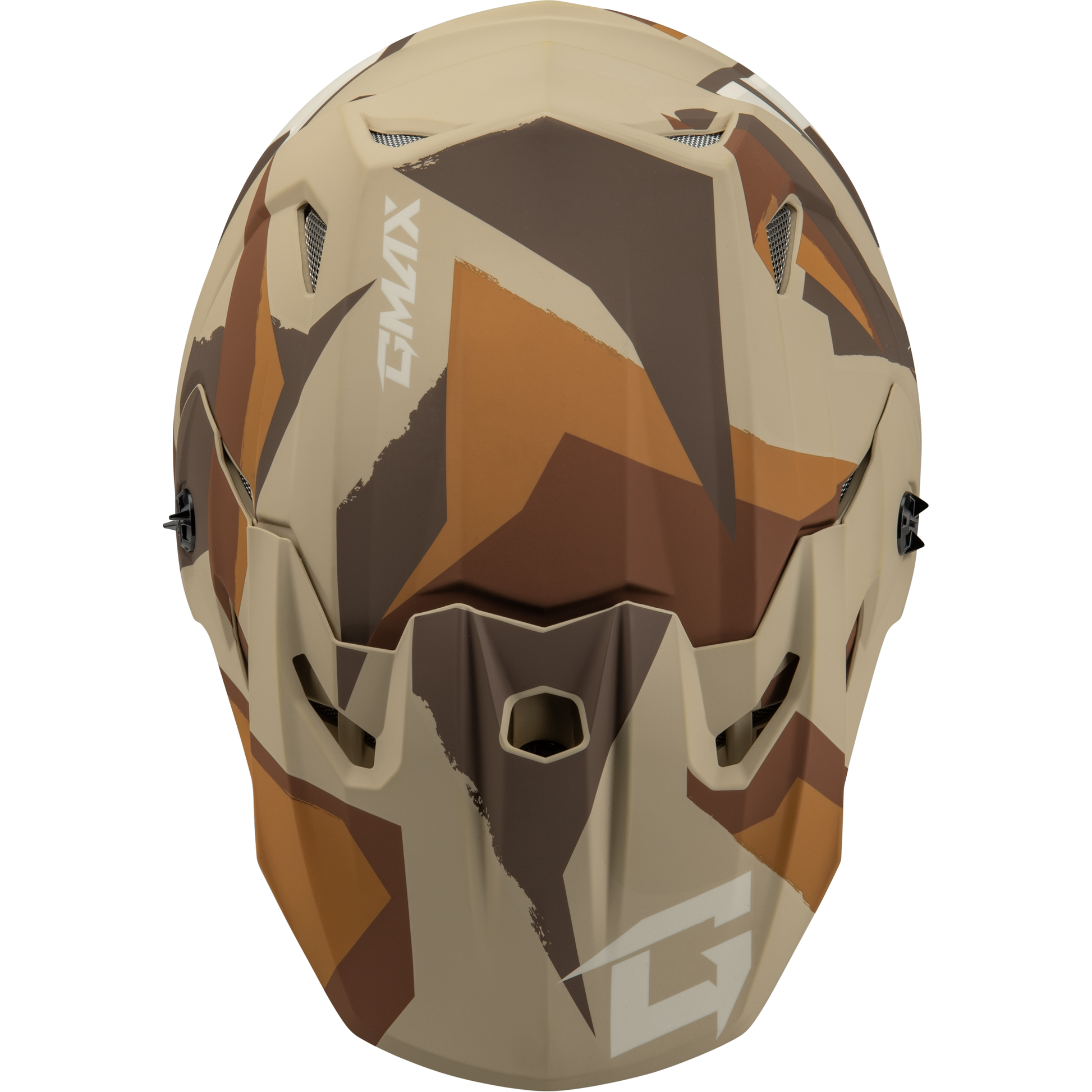 Mx 96 Splinter Helmet Matte Brown/Tan/White  2x