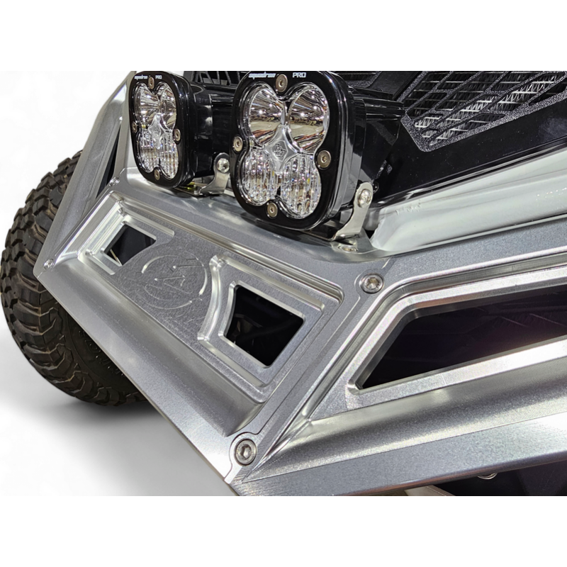 Elektric Offroad 2017+ Can Am X3 Maverick Billet Front Winch Bumper Anodized Clear