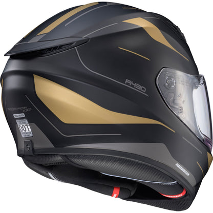 Exo R430 Full Face Helmet Cutlass Black/Gold 2x