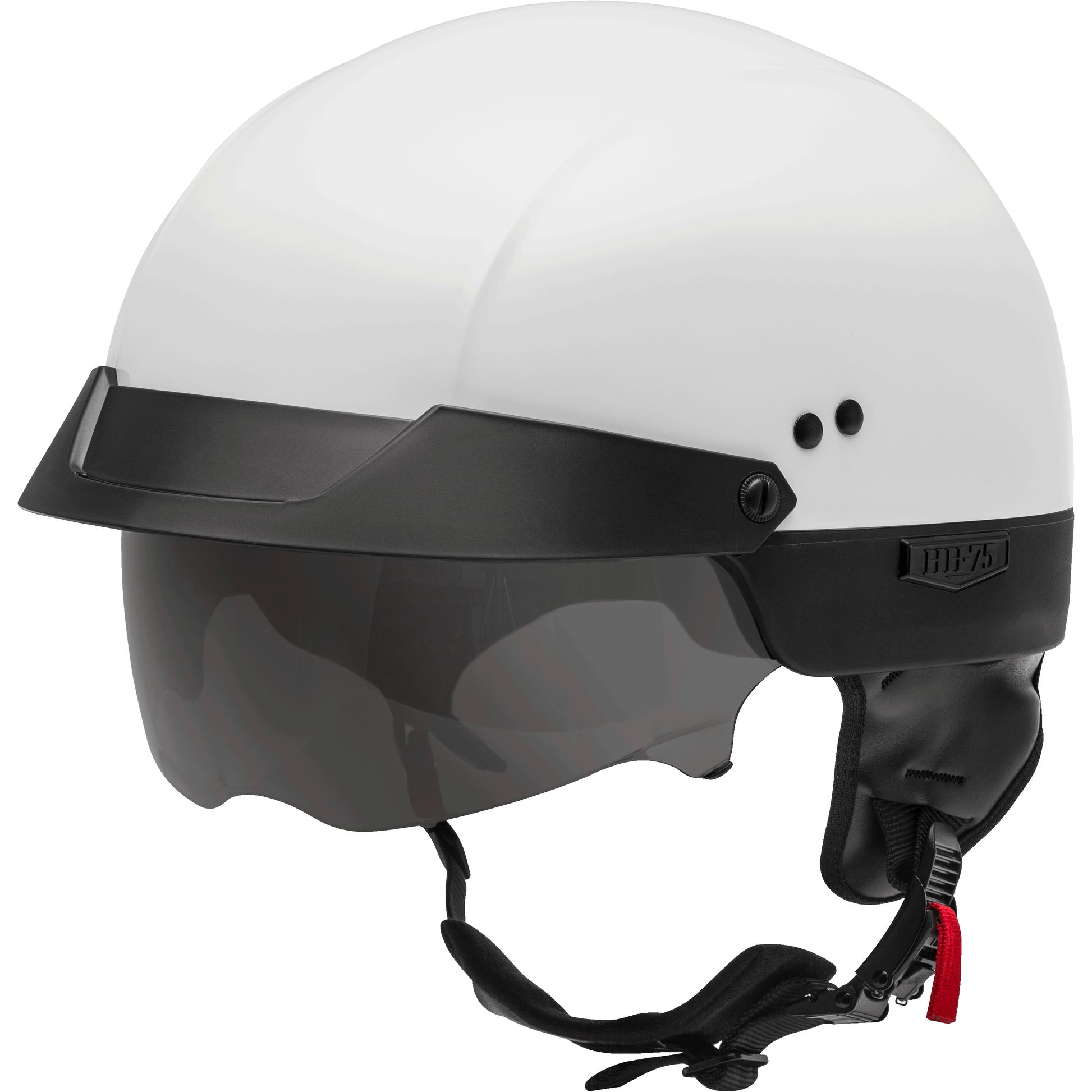 Hh 75 Half Helmet White Xs