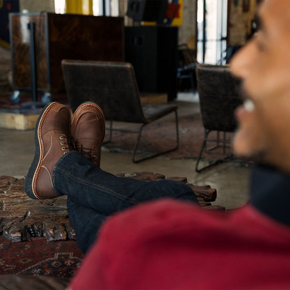 Indian Motorcycle Men's Moc Toe Boot, Brown - 286170008