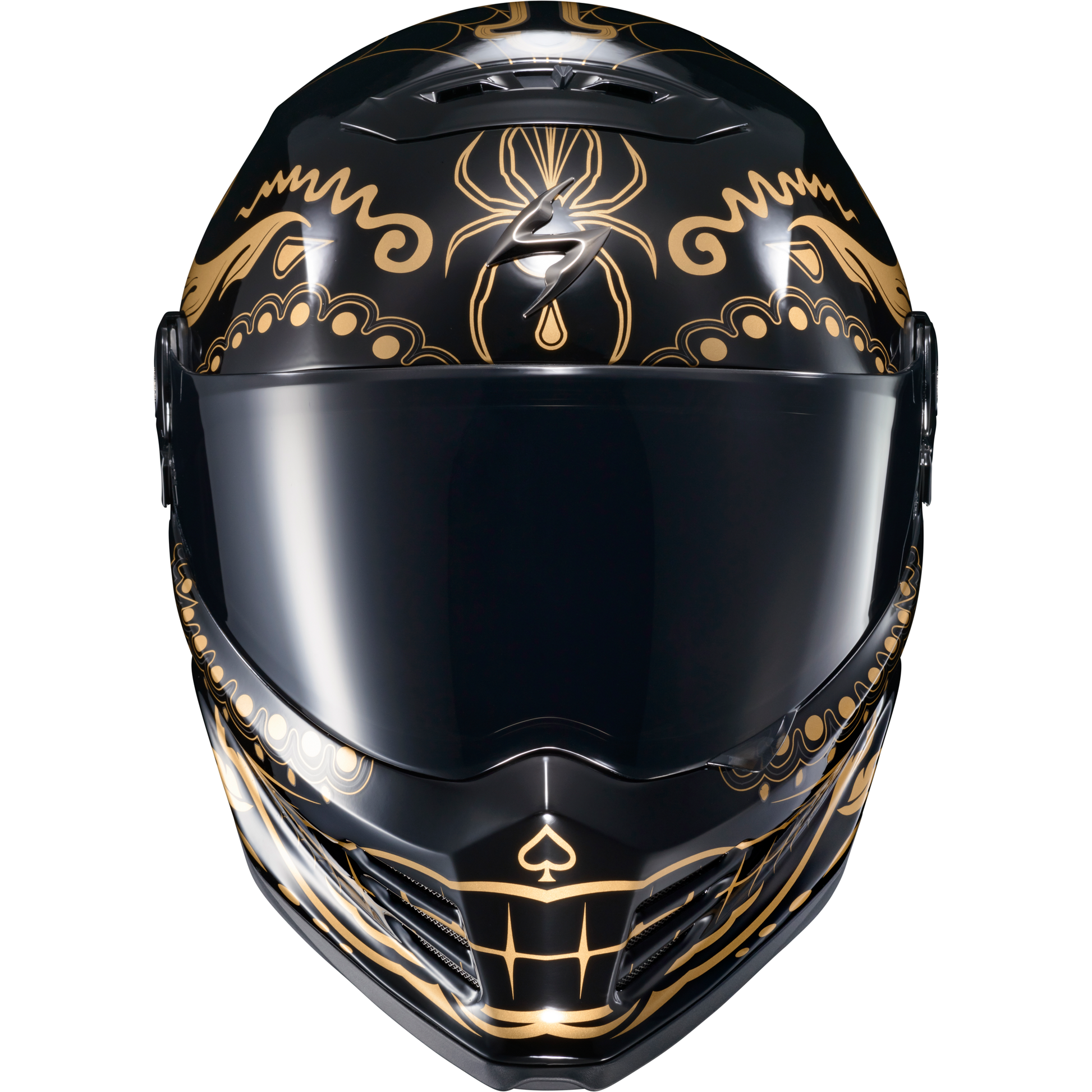 Covert Fx Full Face Helmet El Malo Gold/Gloss Black Xl