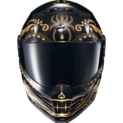 Covert Fx Full Face Helmet El Malo Gold/Gloss Black Xl
