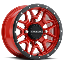 Krank Wheel 15x7 4/137 5+2 (+10mm) Blk/Red