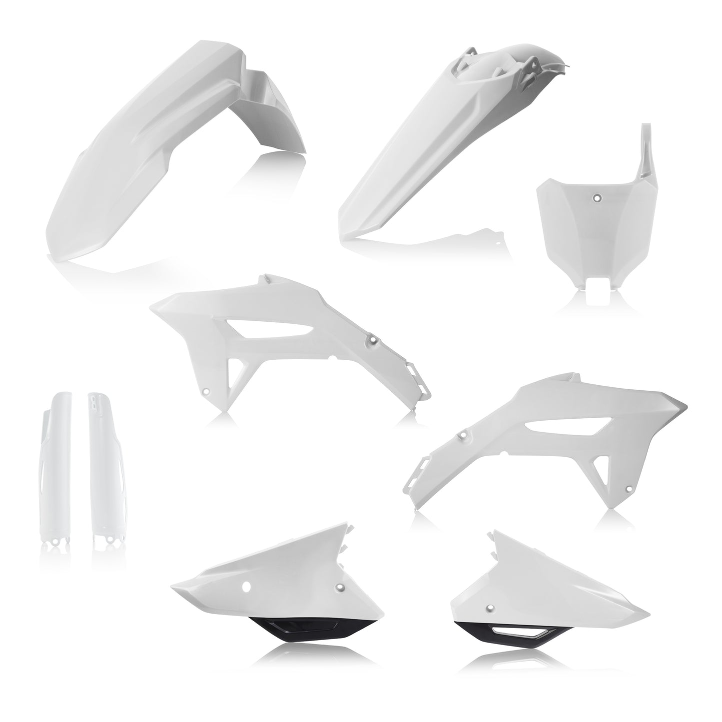 Plastic Kit  Full Hon White W/Black