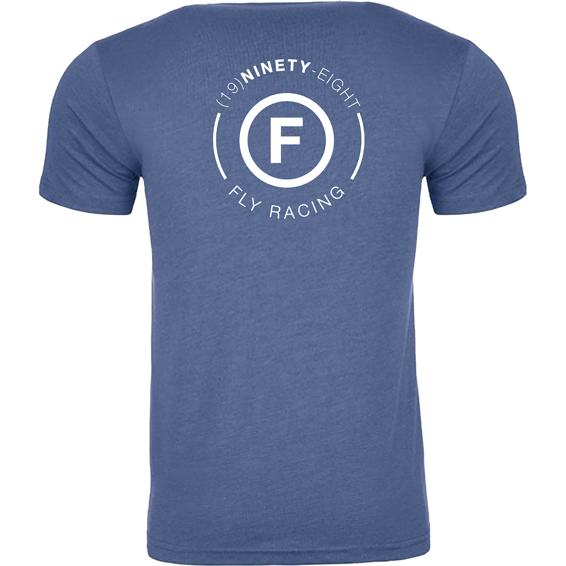 Fly Atom Tee Cool Blue Heather Sm