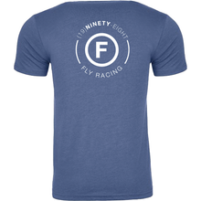 Fly Atom Tee Cool Blue Heather Sm