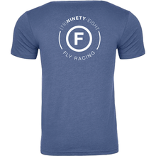 Fly Atom Tee Cool Blue Heather Lg