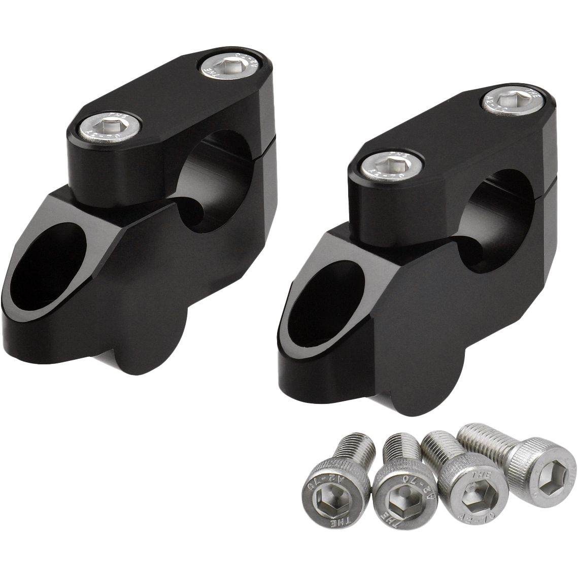 Offset Handlebar Riser Kit 20mm 26mm 22.2mm Black