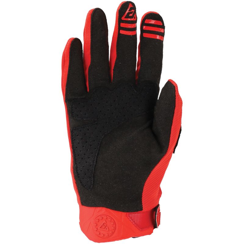 Answer 25 Peak Gloves Red/Black Youth - Medium