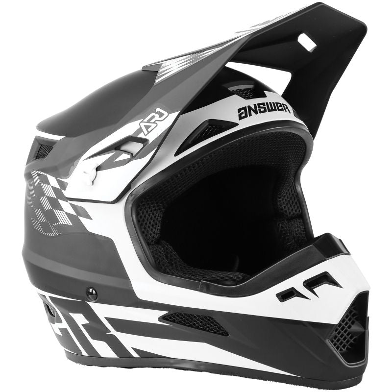 Answer AR1 Sweep Helmet Black/White Youth - Large