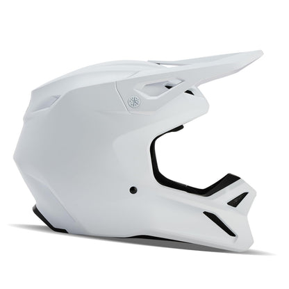 Fox Racing V1 MOTOCROSS HELMET, MATTE WHITE, Small